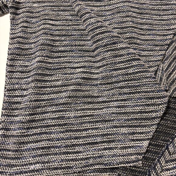 Tommy Hilfiger Women's Knit Blue White Open Front Drape Cardigan Sweater Size S - Picture 5 of 16